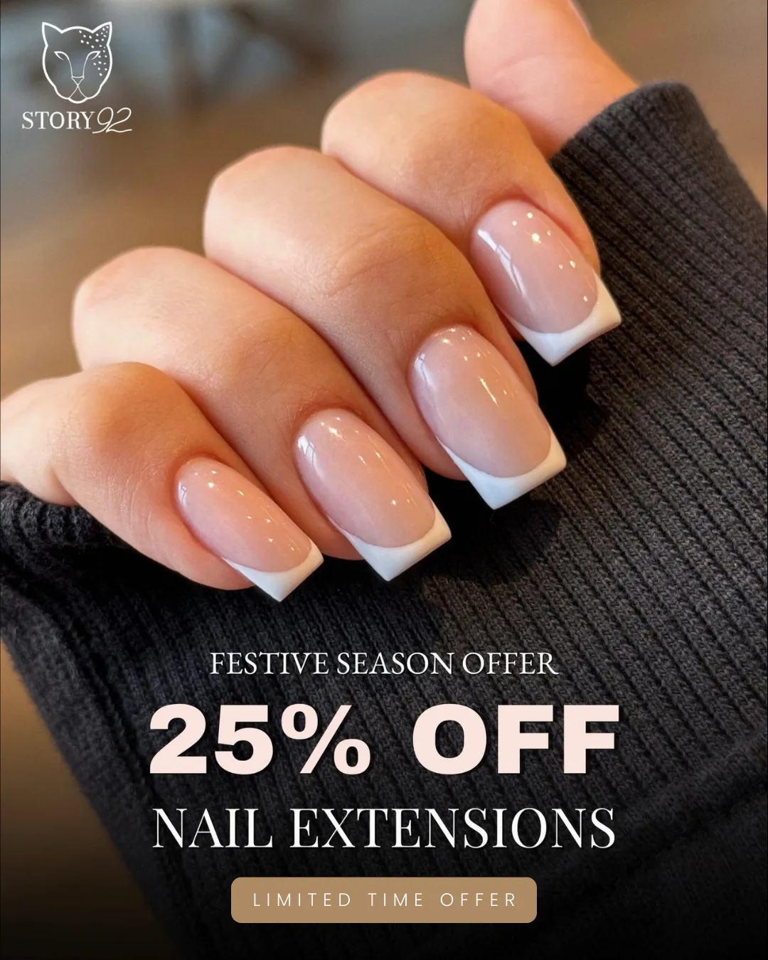 Nail extension services 25% off - beauty salon business bay