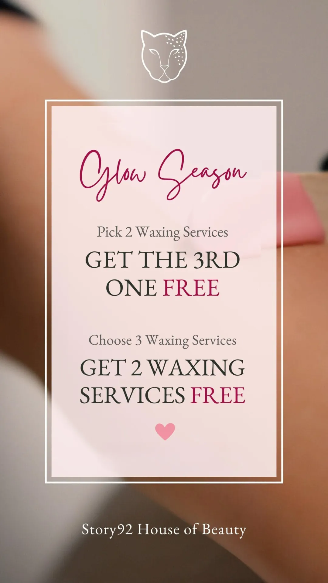 Waxing Services Offer - beauty salon business bay